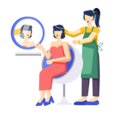 پیش‌نمایش فایل female-hair-stylist-12285459 از پک سالن زیبایی