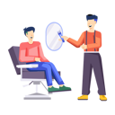 پیش‌نمایش فایل hairstylist-showing-mirror-to-customer-12285487 از پک سالن زیبایی