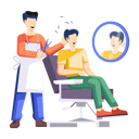 پیش‌نمایش فایل man-getting-haircut-at-salon-12285457 از پک سالن زیبایی