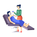 پیش‌نمایش فایل woman-applying-face-mask-at-spa-12285464 از پک سالن زیبایی