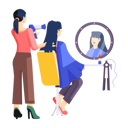 پیش‌نمایش فایل woman-getting-haircut-at-salon-12285477 از پک سالن زیبایی