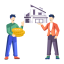 پیش‌نمایش فایل agent-invests-in-buying-new-house-from-loan-12300294 از پک مشاور املاک
