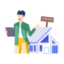 پیش‌نمایش فایل agent-keeps-house-on-sale-12300310 از پک مشاور املاک