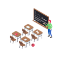 پیش‌نمایش فایل educational-classroom-1804678 از پک آموزش آنلاین (ایزومتریک)