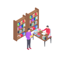 پیش‌نمایش فایل library-books-1804684 از پک آموزش آنلاین (ایزومتریک)