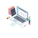 پیش‌نمایش فایل online-education-1804679 از پک آموزش آنلاین (ایزومتریک)