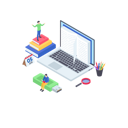 پیش‌نمایش فایل online-education-1804700 از پک آموزش آنلاین (ایزومتریک)