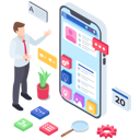پیش‌نمایش فایل application-development-2545239 از پک ایزومتریک
