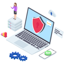 پیش‌نمایش فایل internet-security-2545256 از پک ایزومتریک
