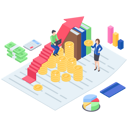 پیش‌نمایش فایل investment-or-profit-growth-2545268 از پک ایزومتریک