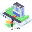 پیش‌نمایش فایل online-banking-2545263 از پک ایزومتریک
