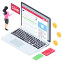 پیش‌نمایش فایل pay-per-click-2545251 از پک ایزومتریک