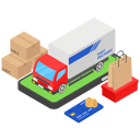 پیش‌نمایش فایل fast-delivery-booking-2545448 از پک ایزومتریک جلد ۲