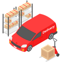 پیش‌نمایش فایل loading-in-delivery-van-2545430 از پک ایزومتریک جلد ۲