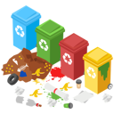 پیش‌نمایش فایل no-use-of-recycle-garbage-bins-2545417 از پک ایزومتریک جلد ۲