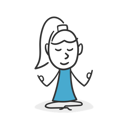 پیش‌نمایش فایل stick-woman-doing-yoga-3526673 از پک دختر چوبی