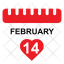 پیش‌نمایش فایل 14-february-calendar-7730136 از پک روز ولنتاین | عشق