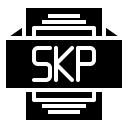 پیش‌نمایش فایل skp-file از پک نوع فایل جامد