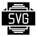 پیش‌نمایش فایل svg-file-64 از پک نوع فایل جامد