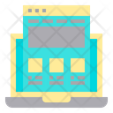پیش‌نمایش فایل laptop-website از پک مرورگر و رابط کاربری