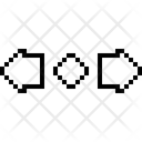 پیش‌نمایش فایل slide-left-right-9989373 از پک پیکان‌های هنر پیکسلی طرح کلی