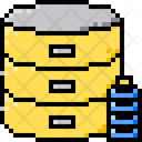 پیش‌نمایش فایل database-battery-10282505 از پک باتری هنر پیکسلی