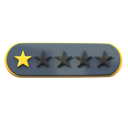 پیش‌نمایش فایل 1-star-rating-11675671 از پک امتیاز ستاره ای