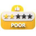 پیش‌نمایش فایل 2-star-rating-11675662 از پک امتیاز ستاره ای