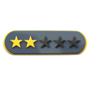 پیش‌نمایش فایل 2-star-rating-11675672 از پک امتیاز ستاره ای