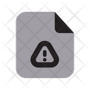 پیش‌نمایش فایل danger-file-6231207 از پک آیکن فایل با دو تن جامد