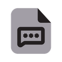 پیش‌نمایش فایل file-with-password-6239608 از پک آیکن فایل با دو تن جامد