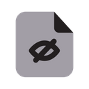 پیش‌نمایش فایل hidden-files-6231215 از پک آیکن فایل با دو تن جامد
