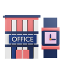 پیش‌نمایش فایل working-hours-8771578 از پک دفتر