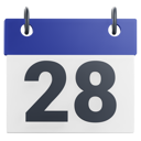 پیش‌نمایش فایل 28th-twenty-eight-day-10777468 از پک تقویم