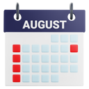 پیش‌نمایش فایل august-calendar-10777460 از پک تقویم