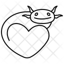 پیش‌نمایش فایل axolotl-love-9943064 از پک بسته آیکون‌های عشق حیوانات