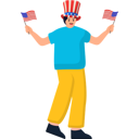 پیش‌نمایش فایل a-man-celebration-independence-day-holding-united-states-flag-9130792 از پک جشن روز استقلال آمریکا