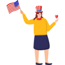 پیش‌نمایش فایل inspired-independence-womencheers-to-freedom-9130778 از پک جشن روز استقلال آمریکا