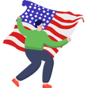 پیش‌نمایش فایل joyful-independence-girl-celebrating-with-the-usa-flag-9130769 از پک جشن روز استقلال آمریکا
