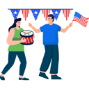 پیش‌نمایش فایل patriotic-festivities-commemorating-american-independence-day-9130786 از پک جشن روز استقلال آمریکا