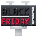 پیش‌نمایش فایل billboardannouncementblack-fridayadvertisingcommerceshoppingmarketingpublicity3d-6556762 از پک جمعه سیاه