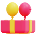 پیش‌نمایش فایل gift-box-balloon-6898467 از پک هدیه