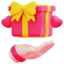 پیش‌نمایش فایل hand-gift-box-6898477 از پک هدیه