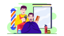 پیش‌نمایش فایل hair-salon-7664785 از پک آرایشگاه مردانه