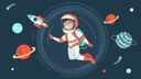پیش‌نمایش فایل astronaut-in-space-7665379 از پک فضا