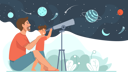 پیش‌نمایش فایل father-and-daughter-seeing-at-space-using-telescope-7665378 از پک فضا