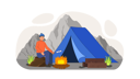 پیش‌نمایش فایل boy-camping-8186024 از پک کمپینگ