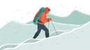 پیش‌نمایش فایل man-hiking-on-mountain-8185912 از پک ماجراجویی