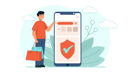 پیش‌نمایش فایل boy-doing-online-shopping-with-consumer-rights-8237515 از پک روز حقوق مصرف کننده