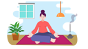 پیش‌نمایش فایل girl-doing-yoga-8237831 از پک تناسب اندام
